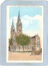 Buy New York Buffalo St Joseph's Cathedral Street Scene w/Old Car ny_box4~2654