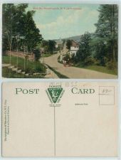 Buy New York Bloomingdale Adirondacks Main St Unpaved Road Horse and Wagon Bui~173