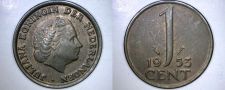 Buy 1953 Netherlands 1 Cent World Coin