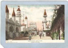 Buy New York Coney Island Amusement Park Postcard Luna Park Main Court w/Silve~449