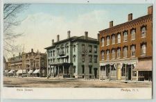 Buy New York Phelps Main St Street Scene w/Unpaved Road Old Buildings Horse~274