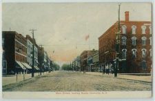 Buy New York Dansville Main St Looking South Unpaved Road w/Old Buildings~227