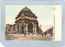 Buy New York Buffalo Buffalo Savings Bank Street Scene Intersection w/Trolley ~2707