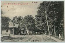 Buy New York Ames Ames Hotel & Main St Tree Lined Dirt Road w/Old Buildings~242