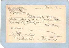 Buy New York Buffalo Penny Post Card Irlbacker & Davis Plumbers Gas & Steam Fi~2797