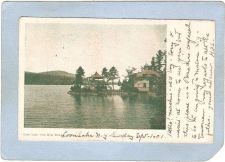 Buy New York Loon Lake Loon Lake From Boat House Undivided Back ny_box5~1805