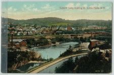 Buy New York Little Falls Lovers Leap Looking East Overall View of Village w/T~209