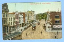 Buy New York Glens Falls Glen St Street Scene Intersection w/Trolley Tracks an~392
