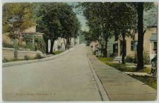 Buy New York Fort Plain Division St Tree Lined Road w/Old Houses~240