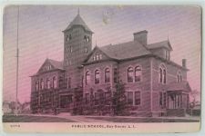 Buy New York Bay Shore Long Island Public School View Of School Building ~251