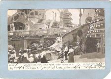 Buy New York Coney Island Amusement Park Postcard Luna Park Helter Skelter Sli~434