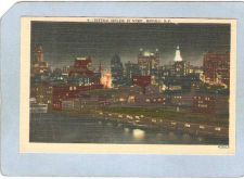 Buy New York Buffalo Buffalo Skyline At Night ny_box4X1~2664