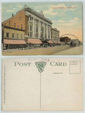 Buy New York Dunkirk Masonic Temple Old Buildings Old Cars Horse and Wagon Arc~137