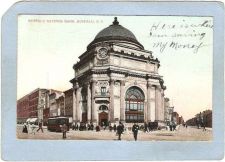 Buy New York Buffalo Buffalo Savings Bank Street Scene Intersection w/Trolley ~2706