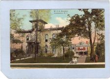 Buy New York Jamestown W C A Hospital w/Small Children On Sidewalk ny_box3~946