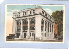 Buy New York Cortland Cortland Savings Bank Street Scene Intersection w/Old Ca~1243