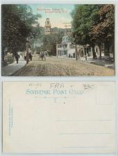 Buy New York Saranac Lake Main St Looking South Tree Lined Unpaved Road w/Old ~182