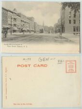 Buy New York Batavia Main St Rotograph Co Unpaved Road w/Trolley Car and Track~198