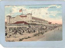 Buy New York Brighton Beach Amusement Park Postcard Brighton Baths & Beach top~320