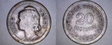 Buy 1930 Cape Verde 20 Centavo World Coin