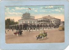 Buy New York Coney Island Amusement Park Postcard Feltman's Coney Island Stree~366