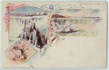 Buy New York Niagara Falls Winter # Small Winter Scenes American-Souvenir-Card~267