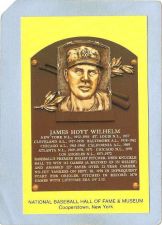 Buy New York Cooperstown Sport Baseball Plaque Of James Hoyt Wilhelm Elected 1~75