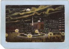 Buy New York Buffalo Lafayette Square By Moonlight ny_box4~2596
