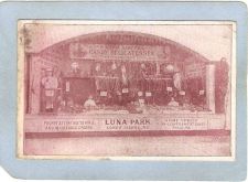 Buy New York Coney Island Amusement Park Postcard Luna Park Bauer Sisters Deli~437