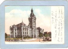 Buy New York Buffalo City & County Hall w/Horse & Wagon Undivided Back ny_box4~2722