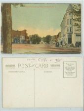 Buy New York Fredonia Main St Looking West Trolley Car and Tracks Old Building~138