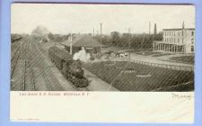 Buy New York Westfield Lake Shore RR Station View Small Steam Engine Passenger~233