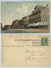 Buy New York Fredonia Main St Unpaved Road Horses and Wagons Old Buildings~136