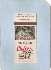 Buy New York Buffalo Matchcover Chef's Restaurant 291 Seneca St w/Map & Info I~2490