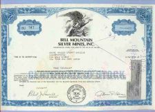 Buy Nevada na Stock Certificate Company: Bell Montain Silver Mines, Inc.~9