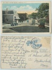 Buy New York Keeseville Main St business Section Old Cars Old Buildings Paved ~174