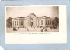 Buy New York Gloversville Gloversville Free Library Street Scene Intersection ~1995