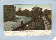 Buy New York Johnstown Twilight On The Cayadutta Street Scene w/Horse & Wagon ~2019