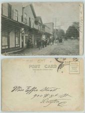 Buy New York Randolph Main and Jamestown Sts Unpaved Road Horses and Wagons #3~125