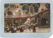 Buy New York Coney Island Amusement Park Postcard Luna Park Helter Skelter Sli~436