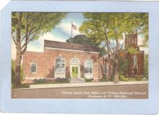 Buy New York Fredonia U S Post Office & Trinity Episcopal Church ny_box3~913