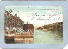 Buy New York Buffalo Scene In Buffalo Harbor Showing Coal Docks ny_box4X1~2842
