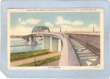 Buy New York Buffalo Peace Bridge Crossing Niagara River Between Buffalo N Y &~2793