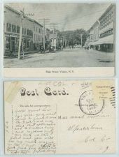 Buy New York Valatie Main St Unpaved Road Horses and Wagons Old buildings~155