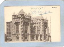 Buy New York Buffalo Erie County Savings Bank w/Horse & Wagon ny_box4X1~2710