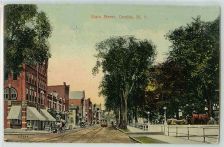 Buy New York Oneida Main St Unpaved Road w/Trolley Car and Tracks Old Building~237