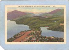 Buy New York Lake Placid lake Placid & Mirror Lake From Airplane ny_box5~1709