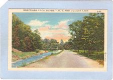 Buy New York Deposit Greetings From Deposit NY & Oquaga Lake ny_box3~1325