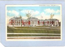 Buy New York Cortland State Normal School w/Old Cars ny_box3~1252