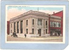 Buy New York Malone Farmers National Bank Street Scene Intersection w/Old Car ~1884